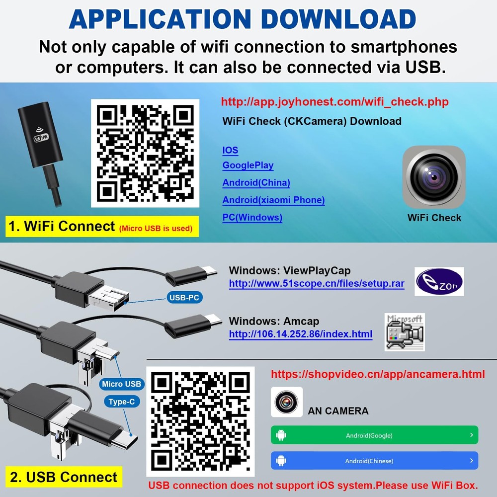 3.9mm Small Hole Borescope, Aperture Endoscope Camera - Suitable for. 20...