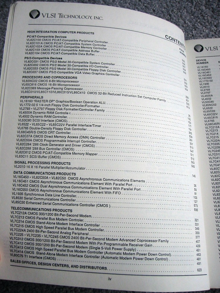 VLSI Technology, Inc ASIC Data Book- 1988