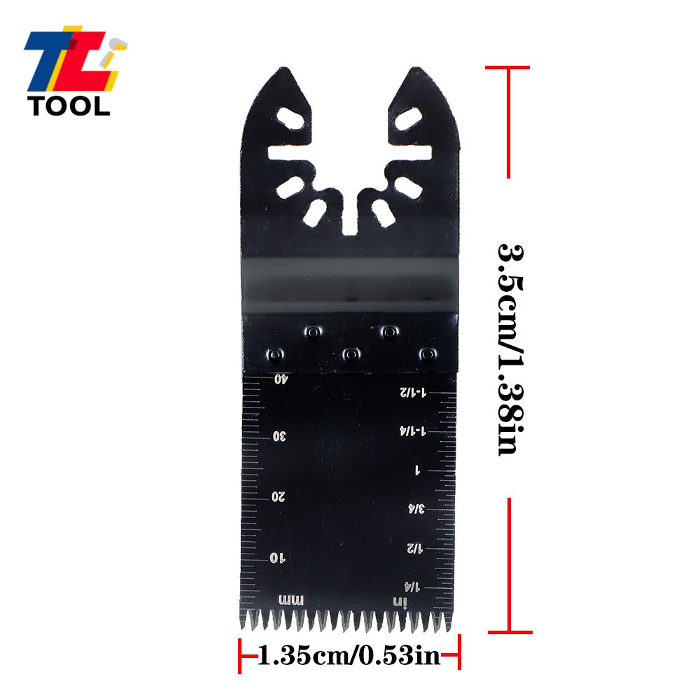 48 Pack Bi-Metal Oscillating Multi Tool Saw Blades 24Pcs 1-3/8 & 24Pcs 1-3/4