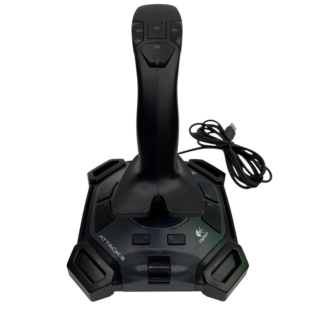 Logitech Attack 3 USB Flight Joystick Controller J-UJ18 (P/N 863213-1000)