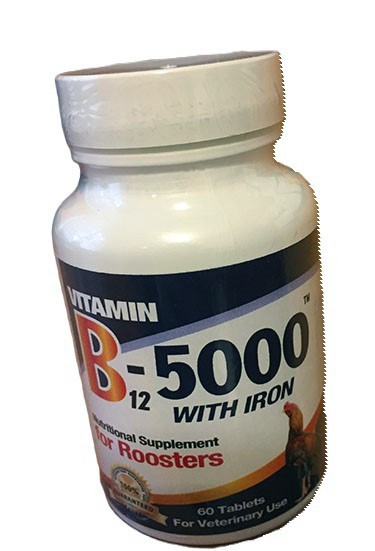 B-12-5000 For Rooster Para Gallos 100 Tab