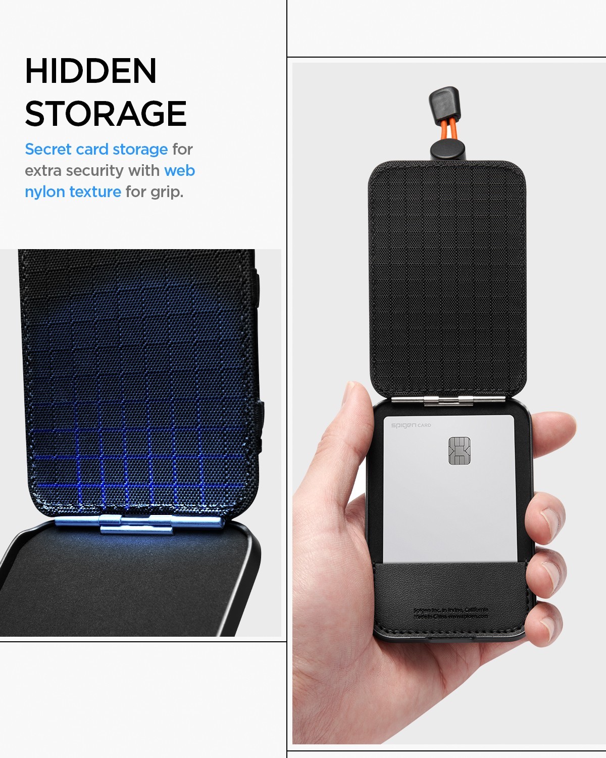 Spigen Magsafe Wallet | Tiefit (Mag Fit) Card Holder in Black for iPhone