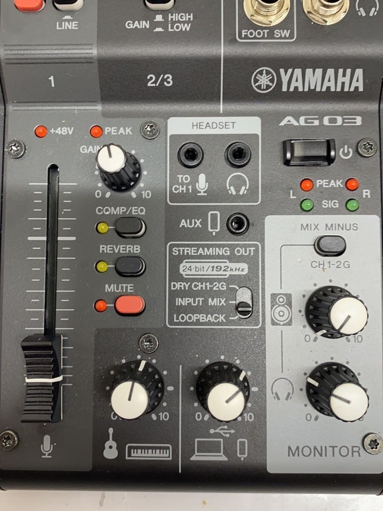 YAMAHA AG03MK2 MIXER Used
