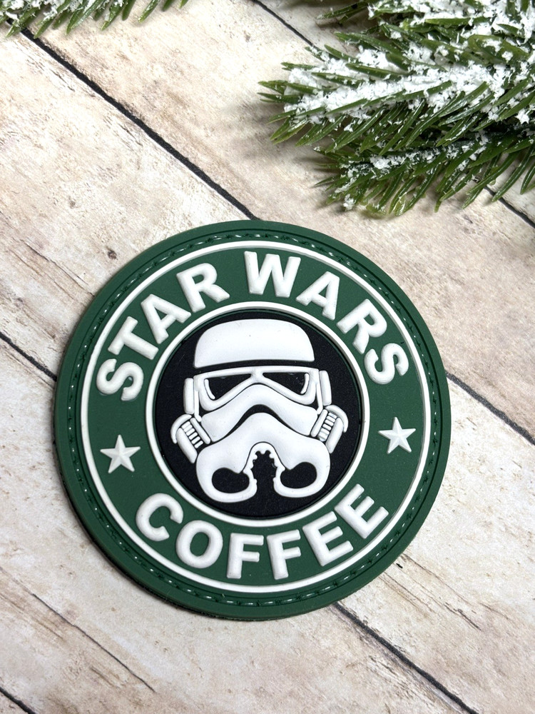PVC Tactical Patch- Guns and Coffee Patch - Morale Stormtrooper Patch
