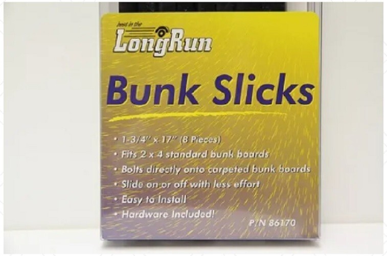 8PACK Tie Down Engineering 86170 Bunk Slick 1-3/4x17 for bunk board Trailer Boat