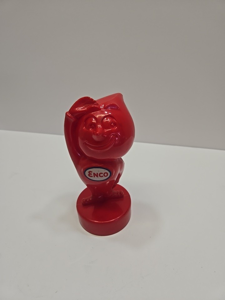 Vintage Esso/Enco Oil Gas Mr Drip Plastic Coin Bank Very Gd Condition Org Owner