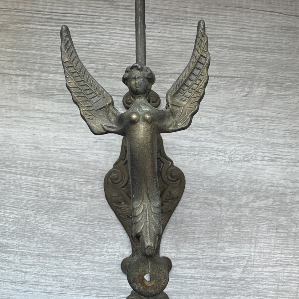ANTIQUE BRASS BELL LANTERN HOLDER