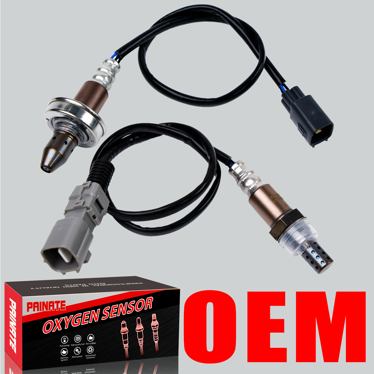 Brand 2PCS OEM Upstream & Downstream Oxygen O2 Sensor For Toyota Prius 1.8L L4