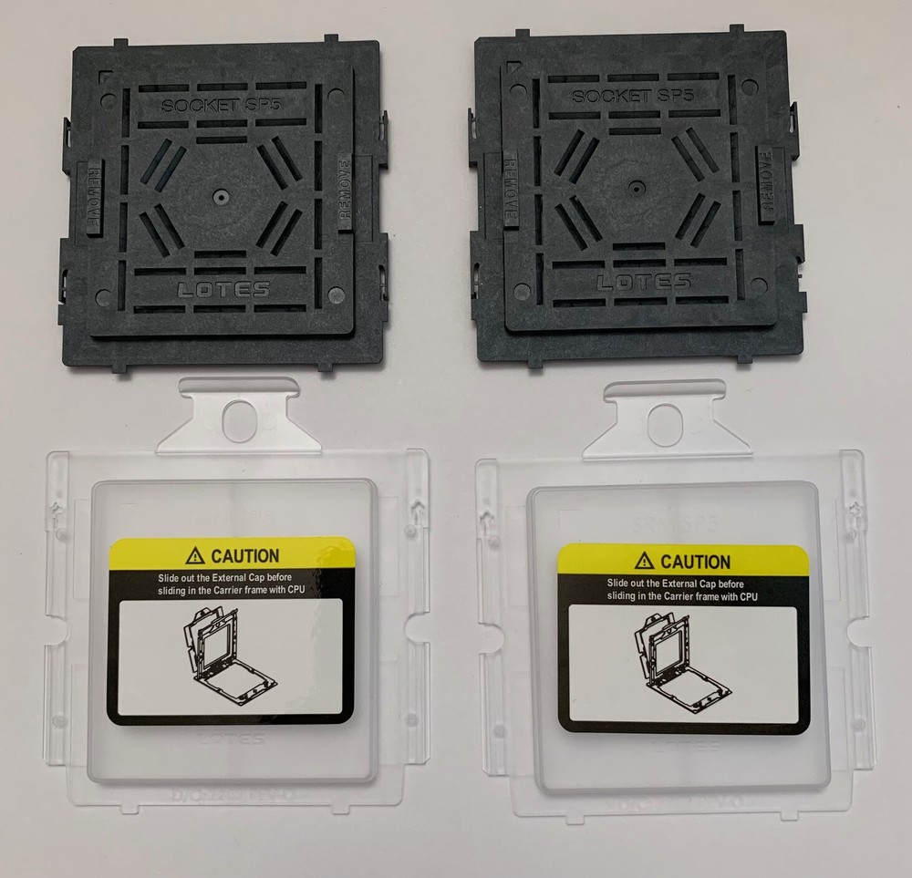 2pcs AMD CPU LOTES SRM SP5 Socket Plastic Protector Cover Cap