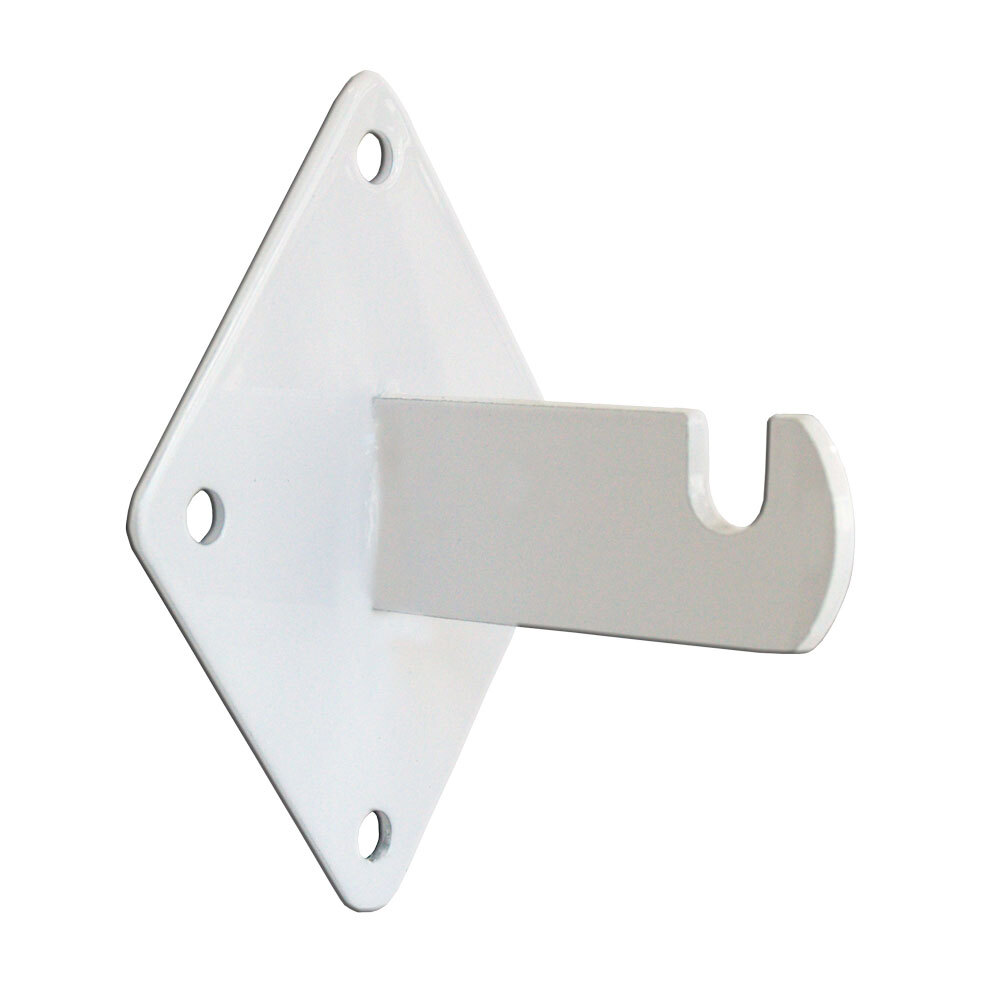 Gridwall Wall Mount Bracket White Grid Panel Mounting Brackets