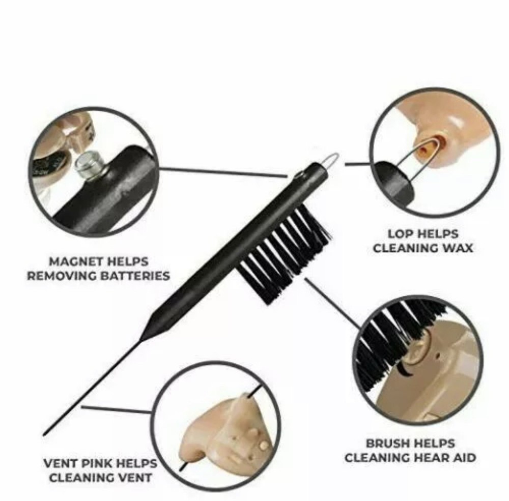 Hearing Aid Cleaning Tools- Universal Cleaning Kit 3Pack