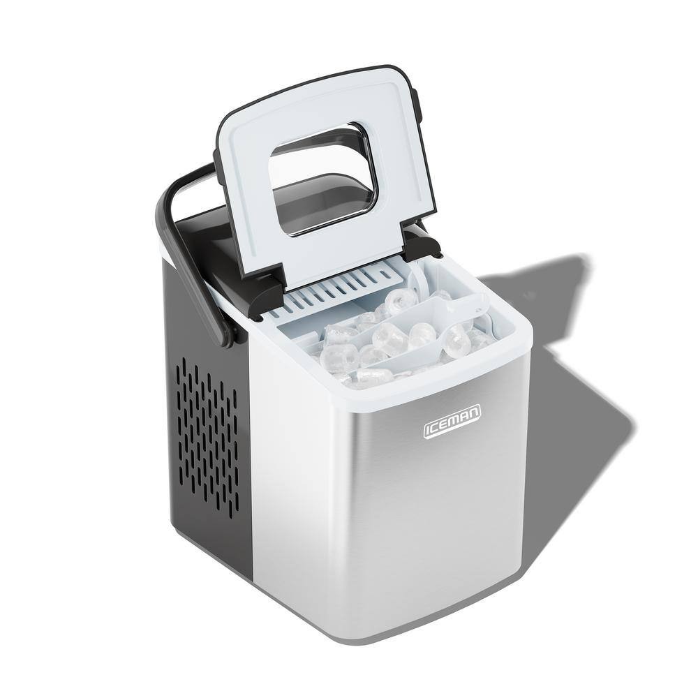 Chefman Dual-Size Ice Machine, Portable Ice Maker Machine, Creates 2 Cube Sizes