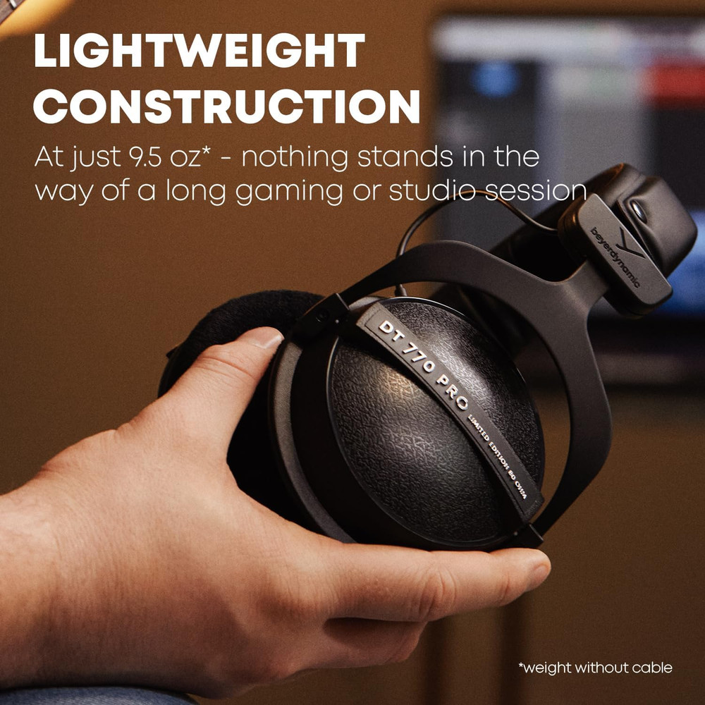 DT 770 Studio, 80 Ohm, Closed Back, over Ear, Wired Professional Studio Headphon