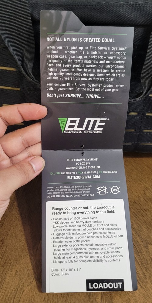 Elite Loadout Range Bag