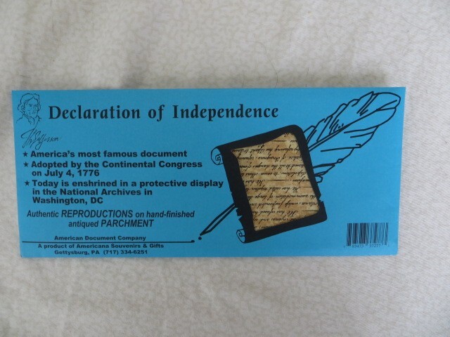 Reproduction Declaration of Independence