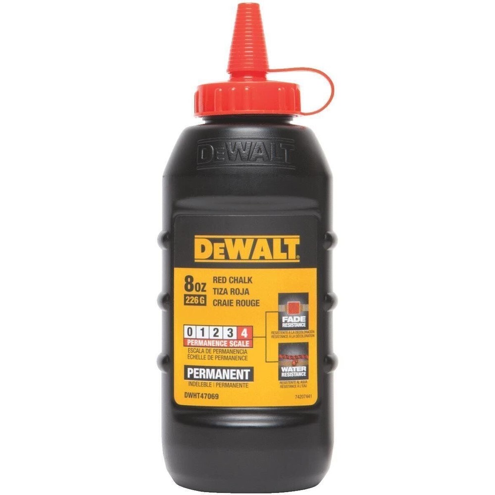 DeWalt Red Permanent Chalk