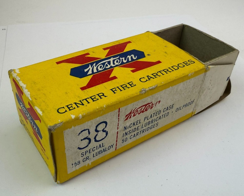Vtg Western 38 Special Empty Box-Incl Insert