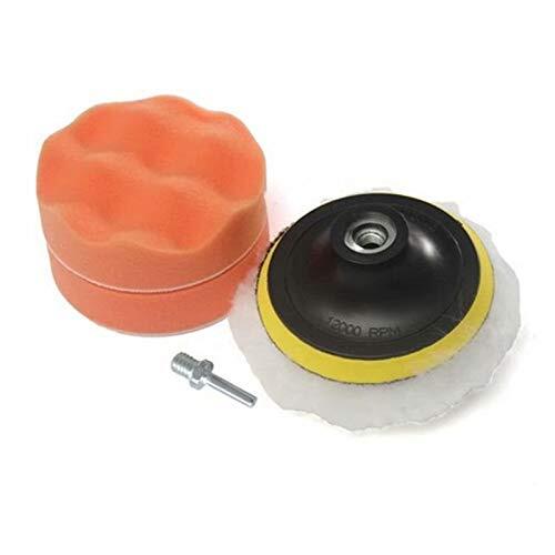 Car Polishing Pad Kit Buffer+ Drill Adapter Polisher 100mm Buffing Pad
