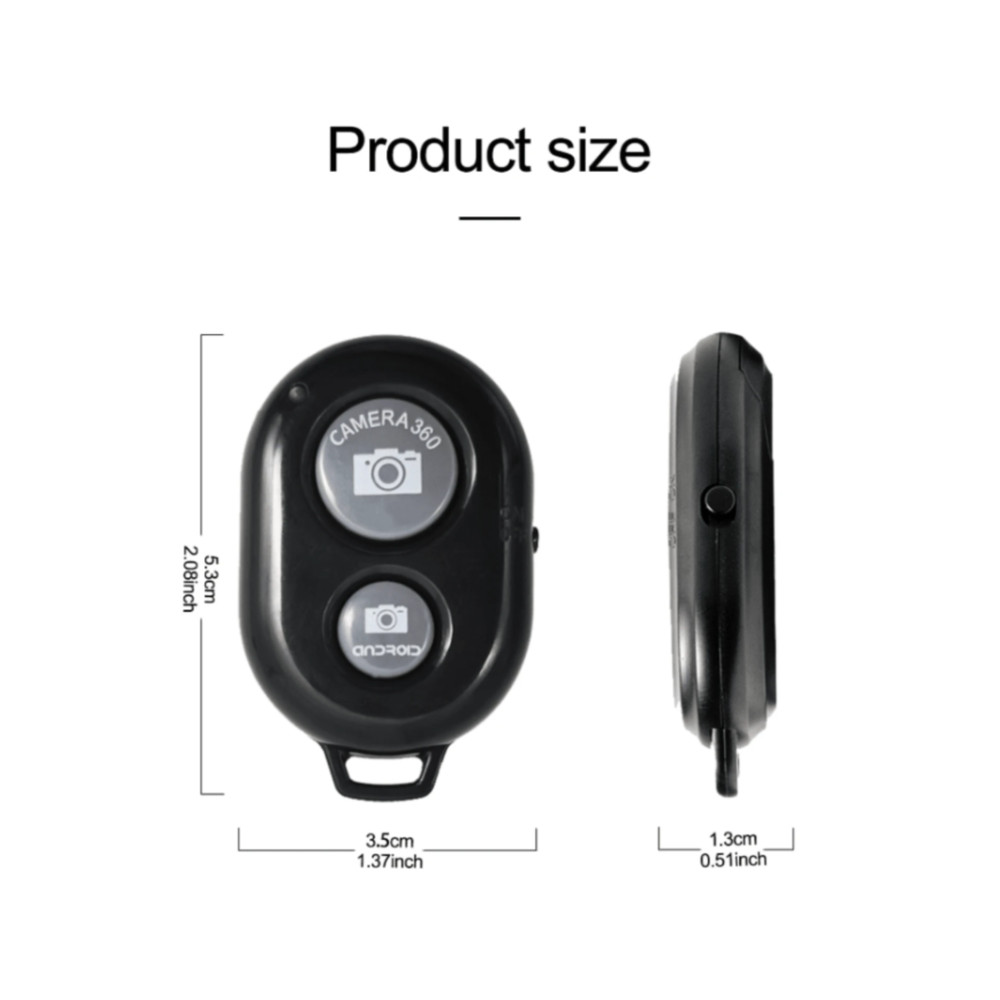 Wireless Camera Shutter Remote Control Compatible for IOS/Android Smart Phones