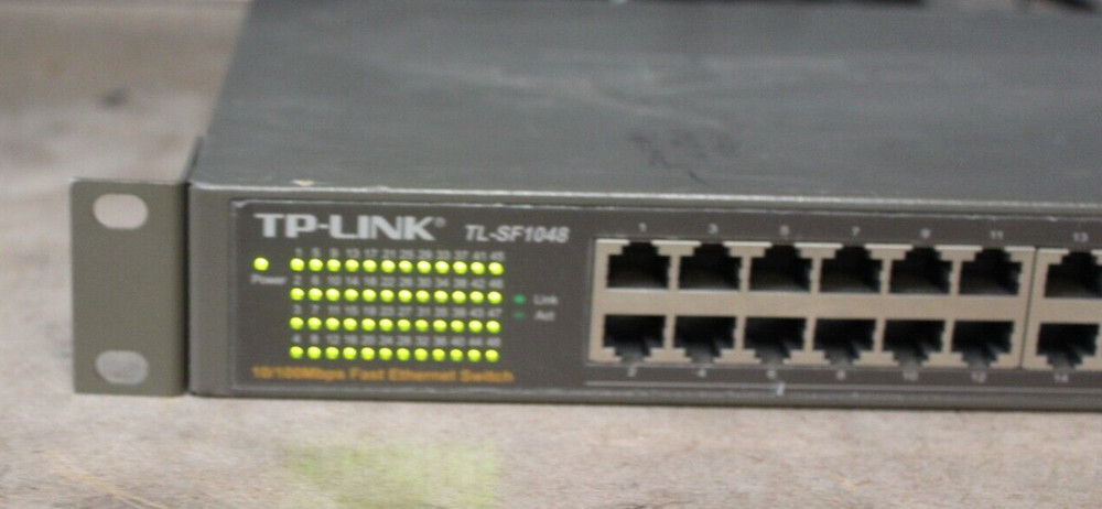 TP-LINK Technologies TP-Link (TL-SF1048) 48-Ports Rack-Mountable Ethernet Switch