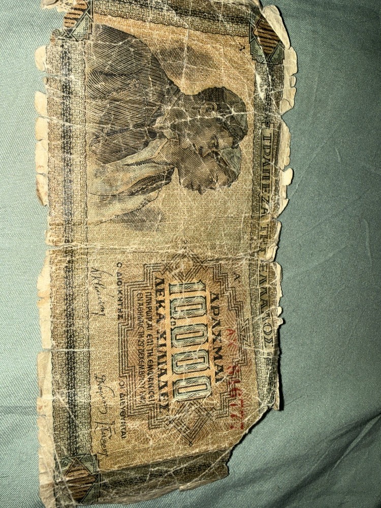 Greece 10 000 drachmai 1942