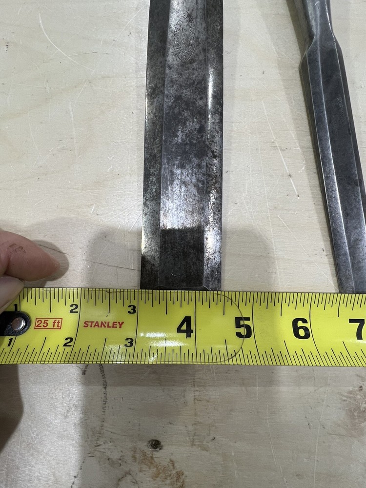 Vintage L. & I.J White Timber Frame Chisels