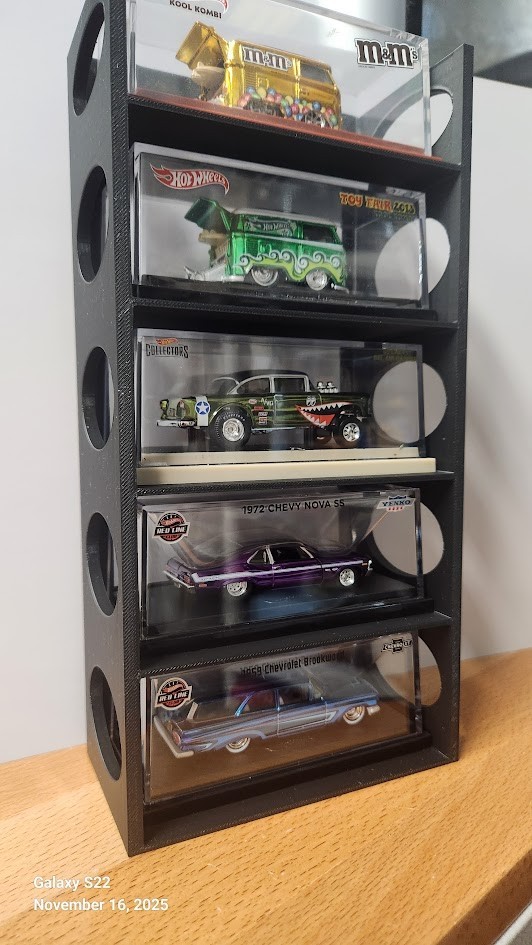 Hot Wheels RLC or M2 Case display Rack