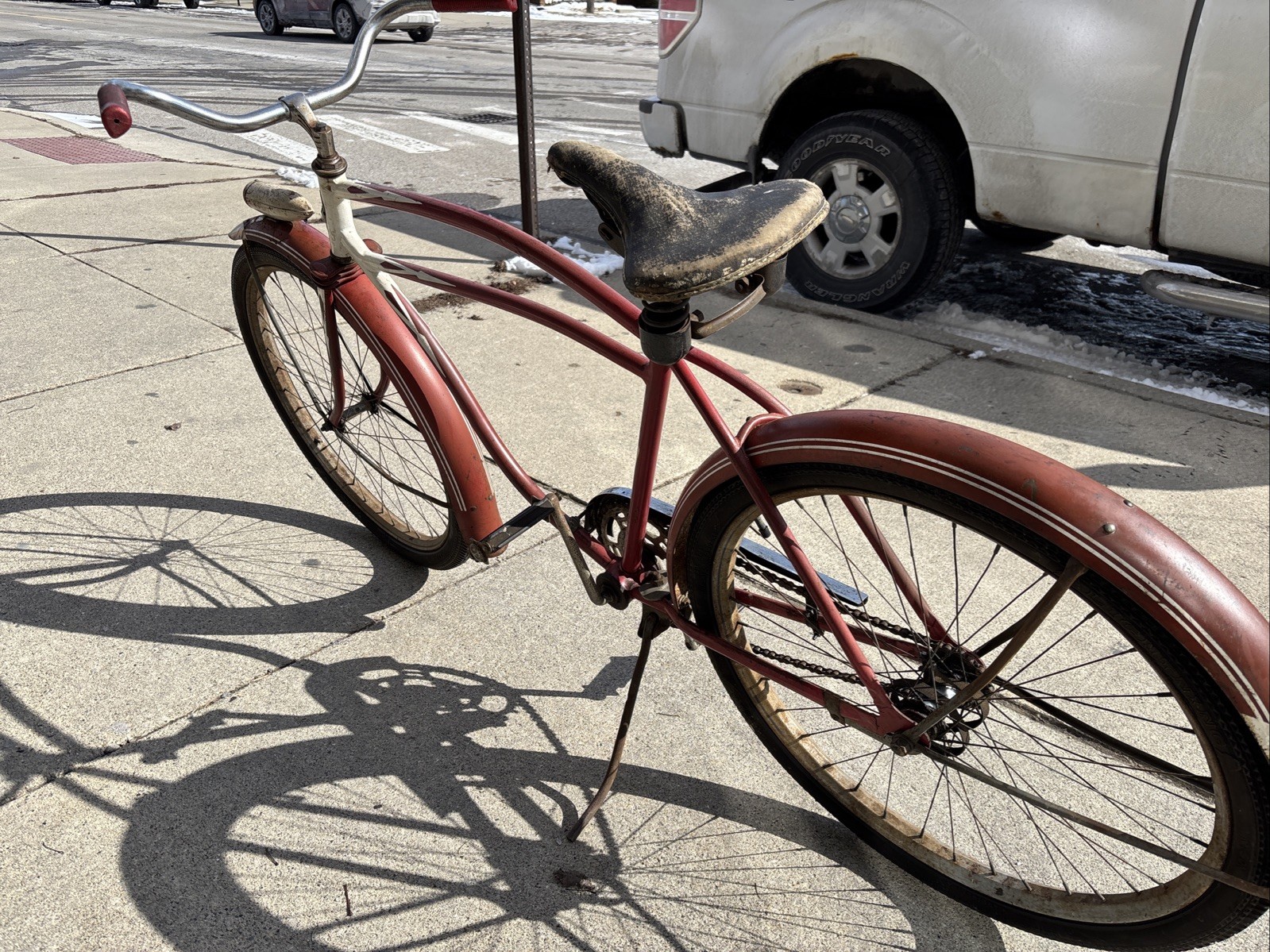 Vintage Rollfast Balloon Tire Straight Bar Skip Tooth Men’s Bicycle 1950s