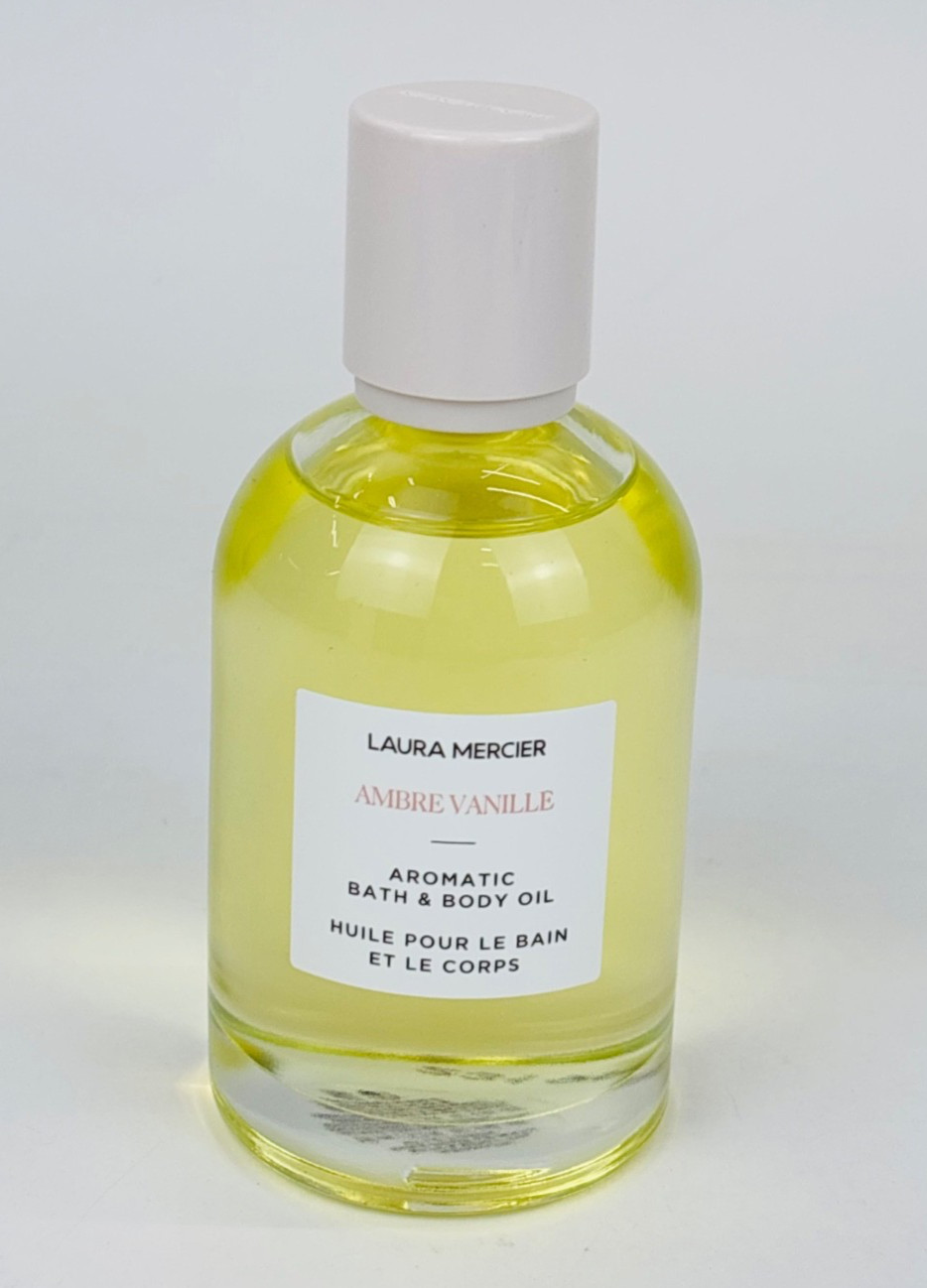 Laura Mercier Ambre Vanille Aromatic Bath & Body Oil 3.3oz New with box