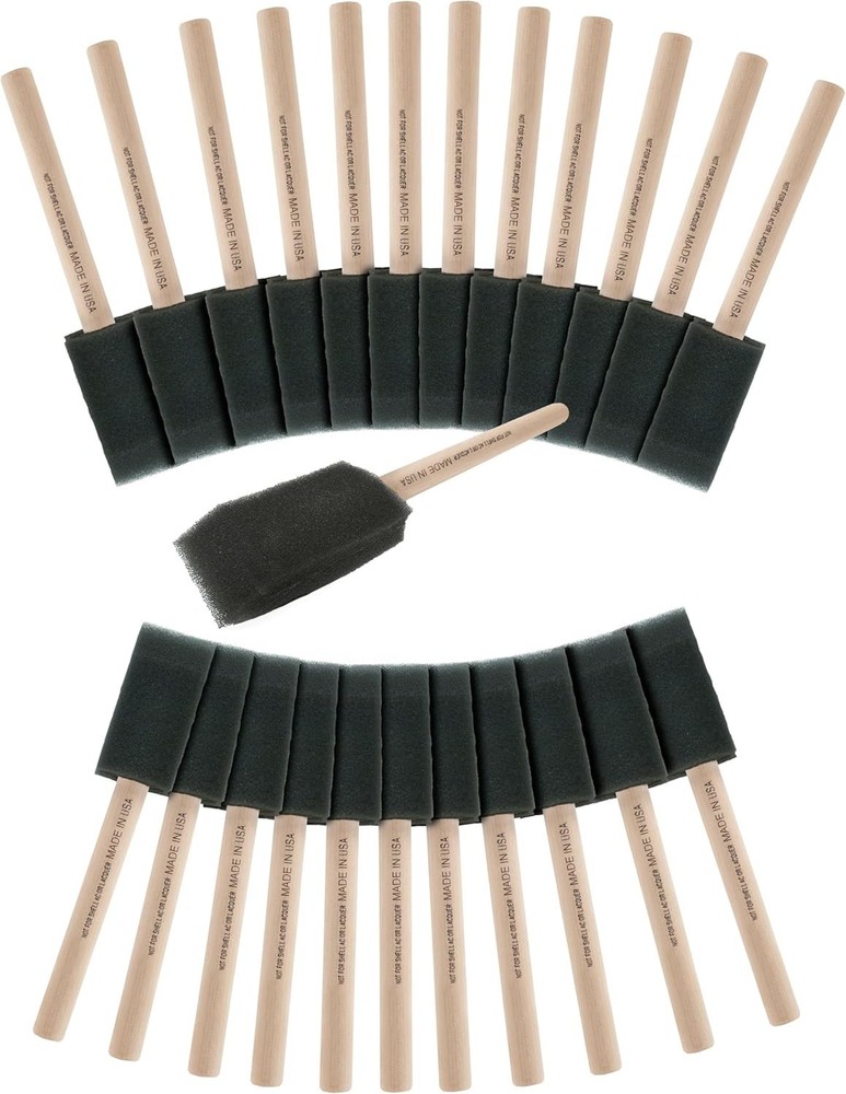 2" FOAM BRUSHES KIT 24pc