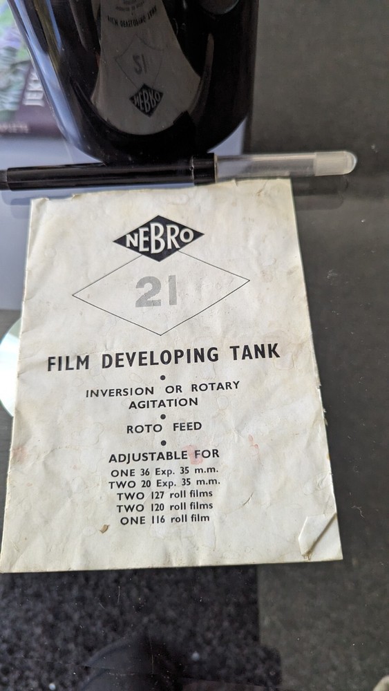 NEBRO 21 Developing Tank - Boxed