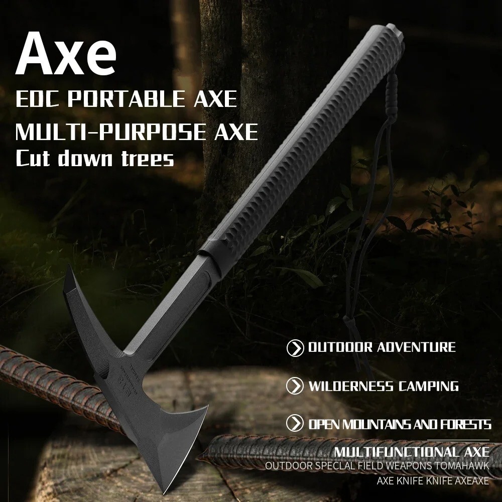 Full Tang Mini Tomahawk Axe Weapon Small Camp Hatchet Tactical Combat Fighting