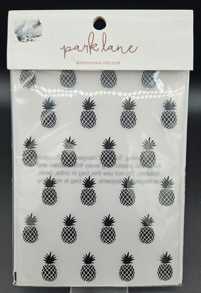 Pineapple Embossing Folder 7"x5" Park Lane Embossing Folder NEW