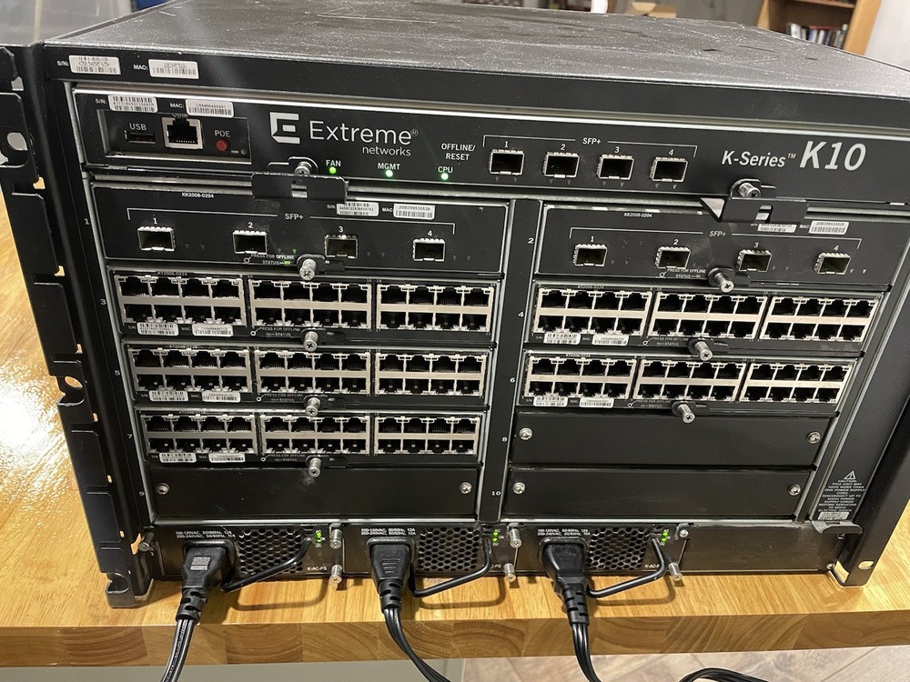 Enterasys Extreme Networks K10 Chassis Switch