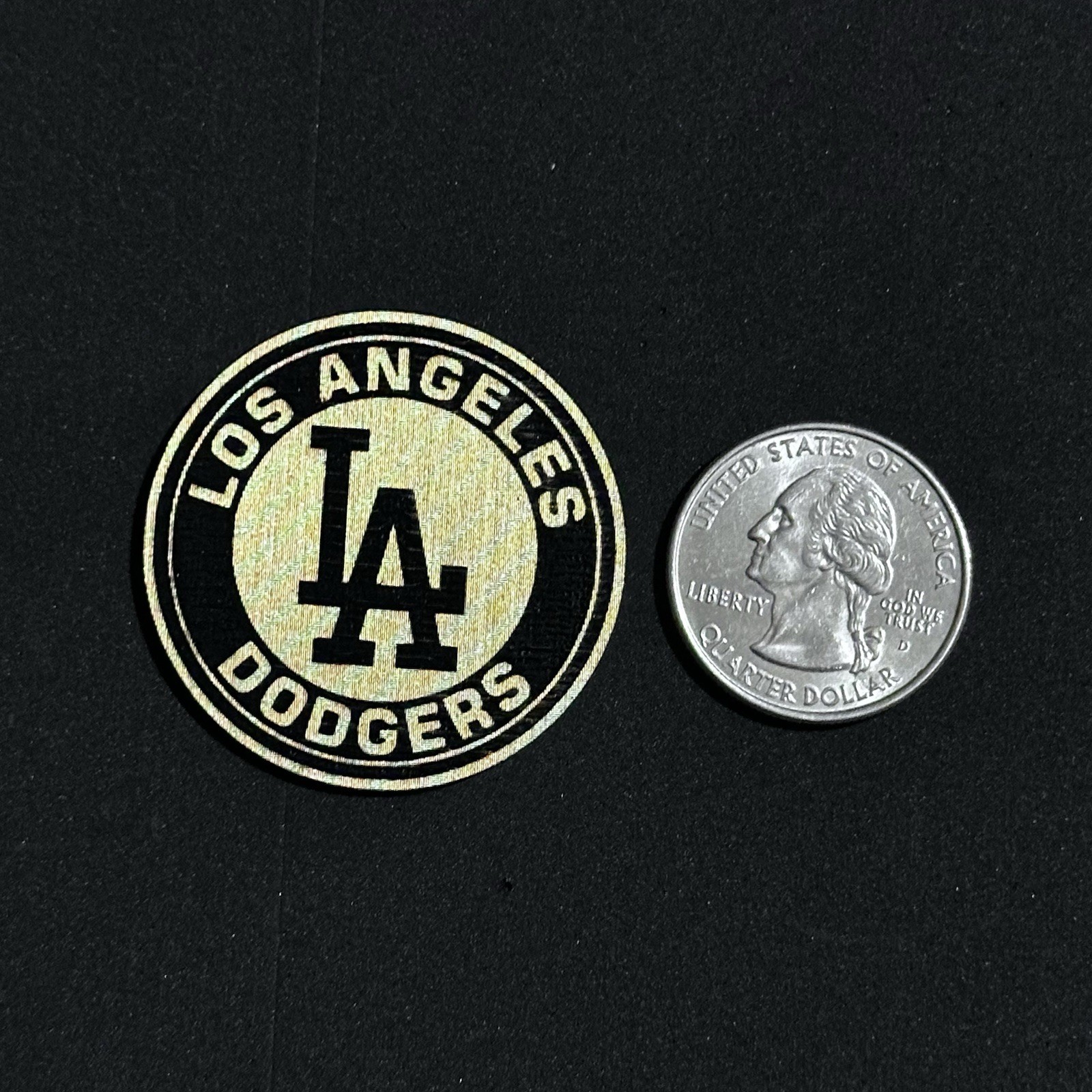 MLB LA Dodgers Iron On Patch laser engraving Patch 1.5”inches