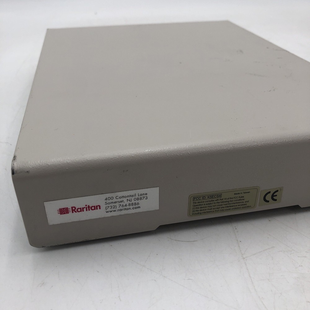 Raritan CompuSwitch Four Port Single or Multi User KVM Switch CS4 POWER TESTED