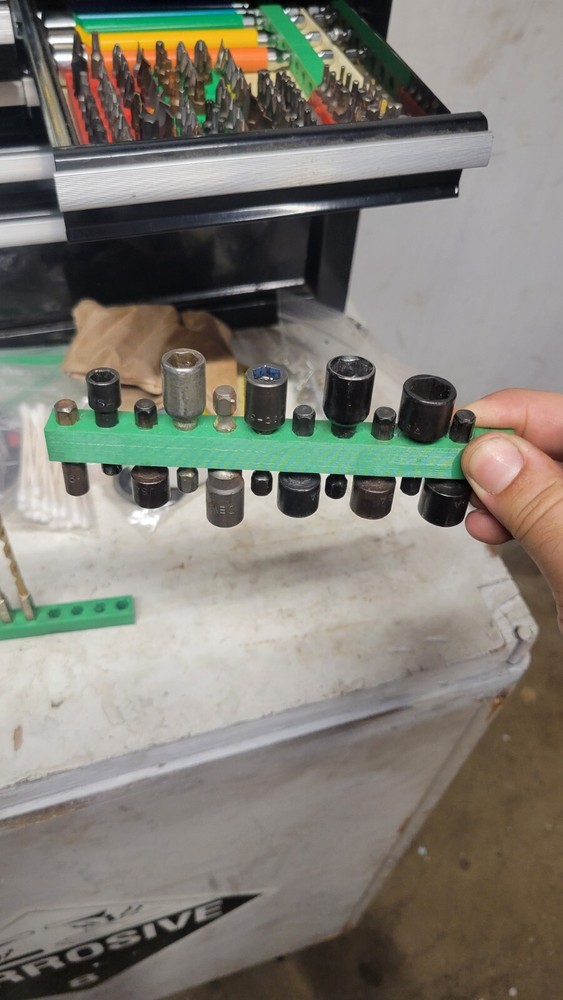 Tool Bit Organizer For 1/4" HEX BITS