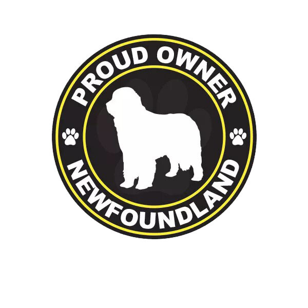 Proud Owner Newfoundland Sticker Decal