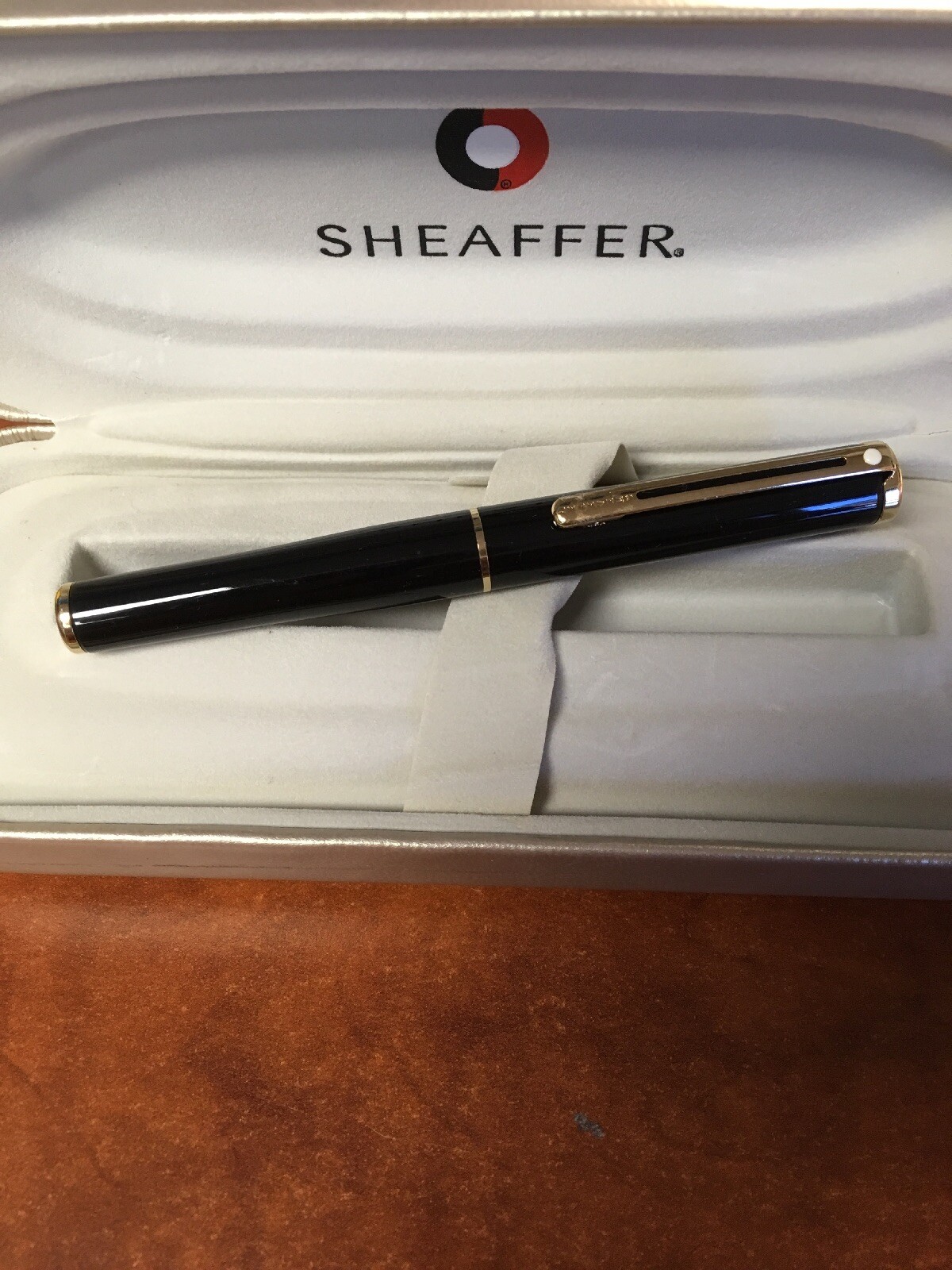 Sheaffer Agio COMPACT Black Lacquer "M Nib" Fountain Pen