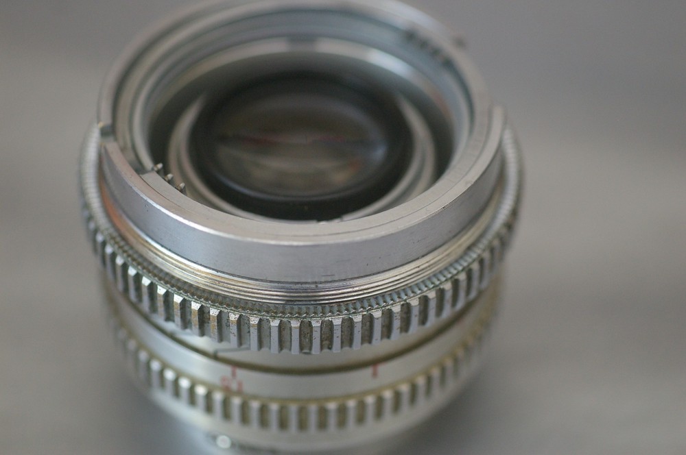 Kodak Ektra Lens onto Canon EOS R RF Camera mount Adapter