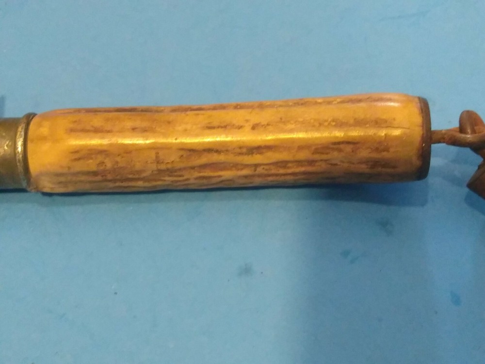 Vintage LEE'S Stag Handle Large Sharpening Rod 12"