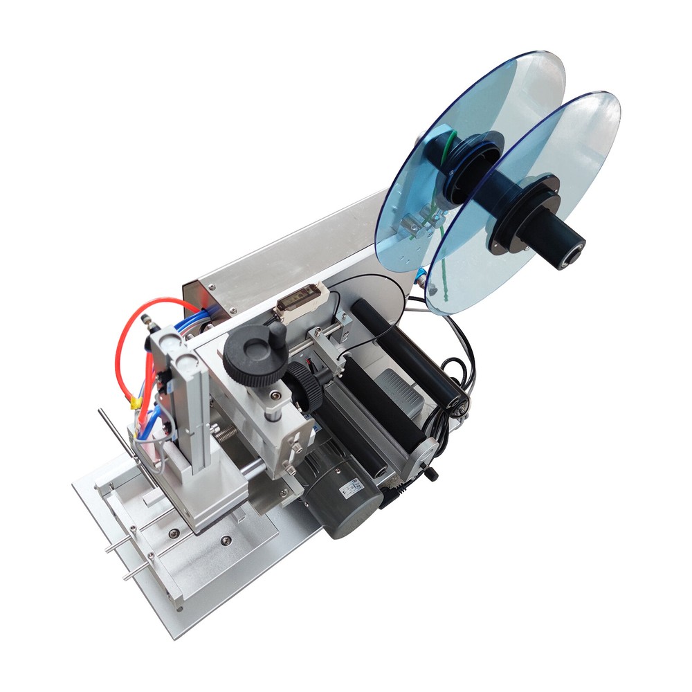 110V Semi-Auto Flat Bottle Labeling Machine Labeler Plane Labeling Machine