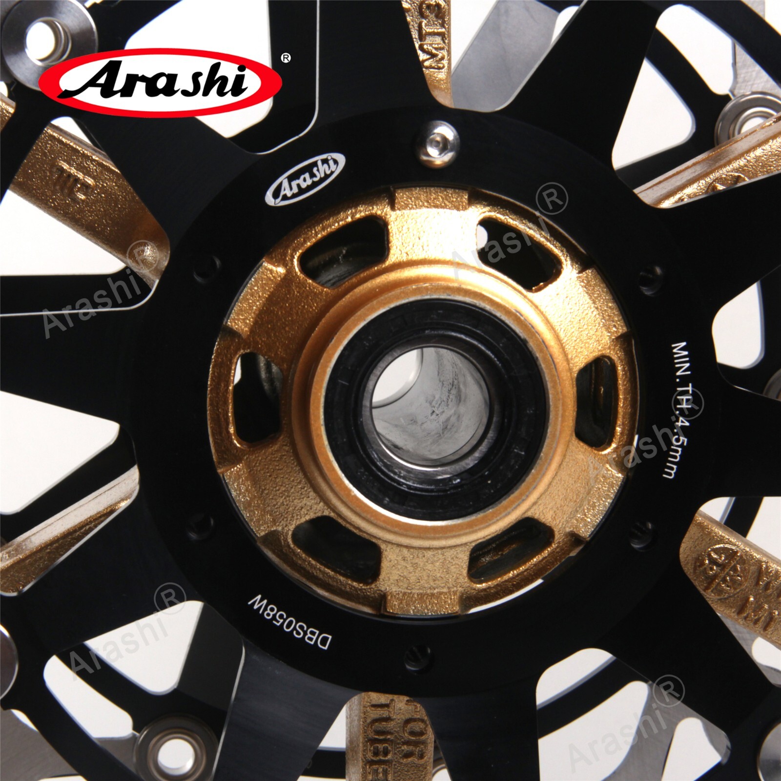 Fit Honda CBR1000RR Fireblade 2004 2005 Front Rear Wheel Rim + Brake Disc Rotor