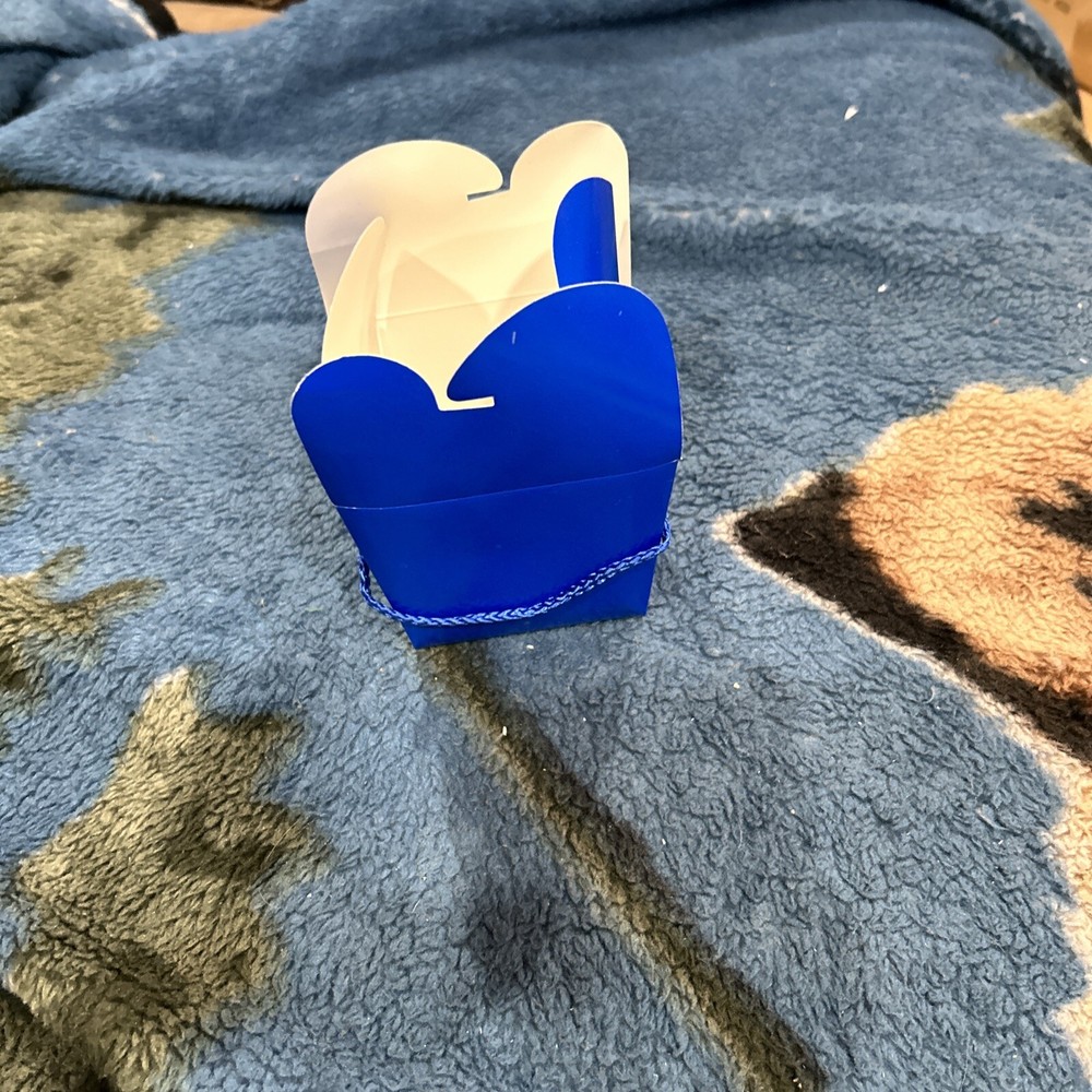 2 Dzn Cardboard Small Blue Plain Gift Boxes New