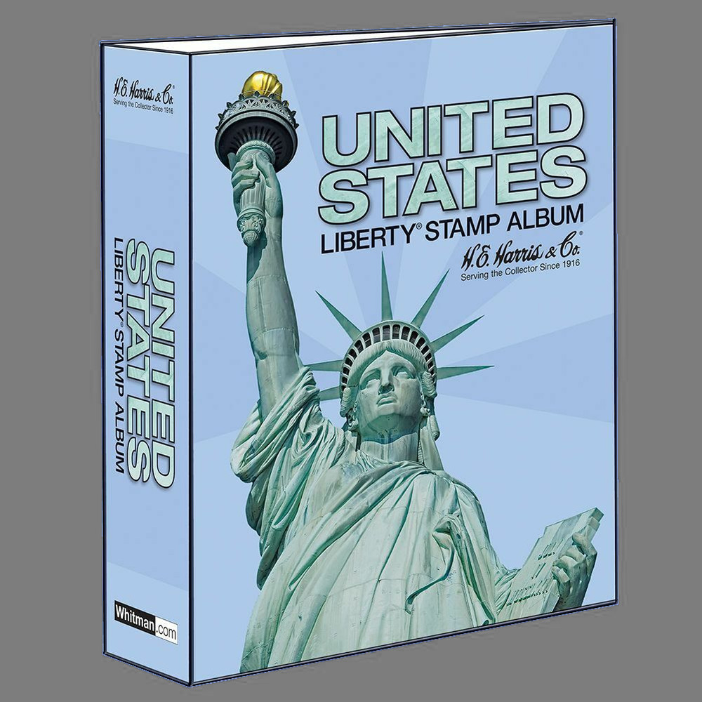 H.E. Harris Liberty Stamp Album Binder Only No Pages