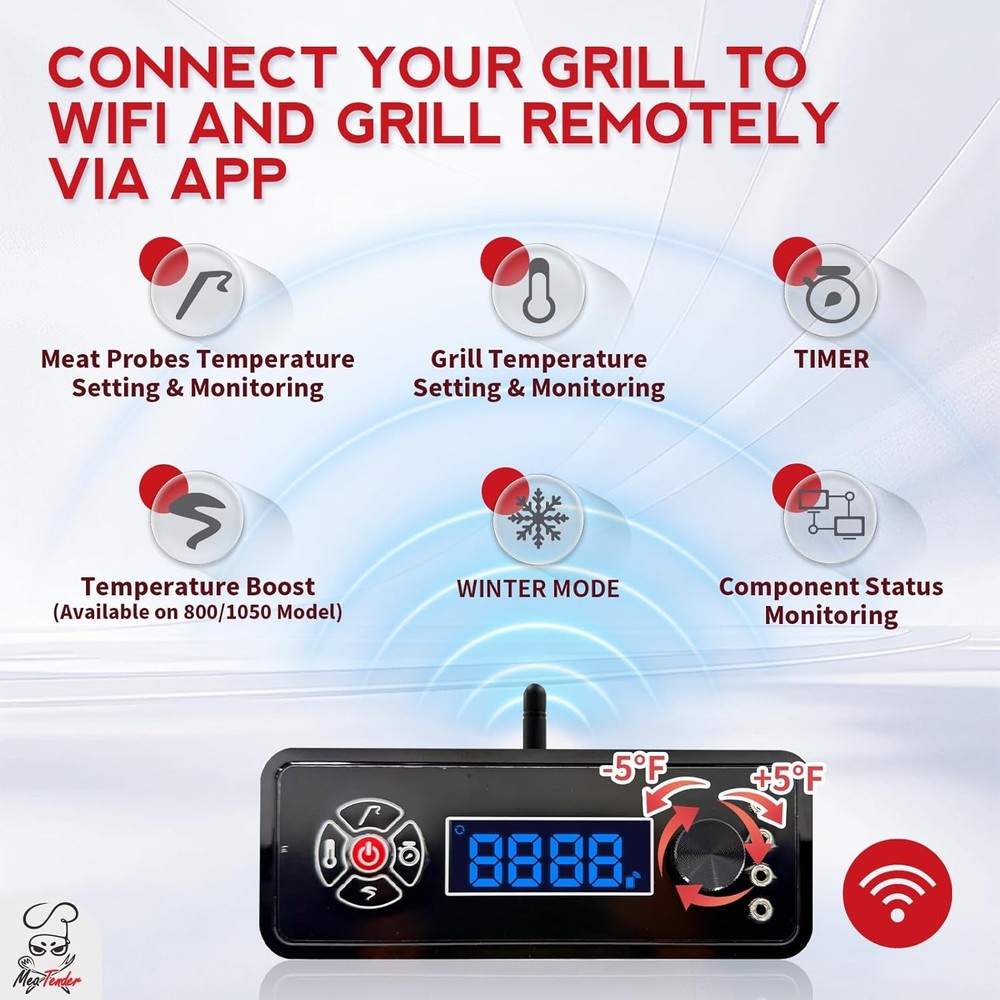 Replacement WiFi Control Board for Masterbuilt Gravity Grill 560/800/1050