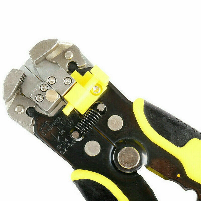 Automatic Wire Striper Cutter Stripper 8" Professional Crimper Terminal Tool