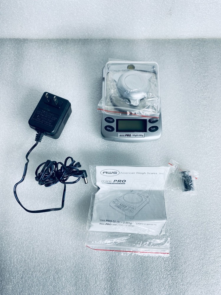 AWS mini Pro Portable Precision Balance 100gX0.002g Scale