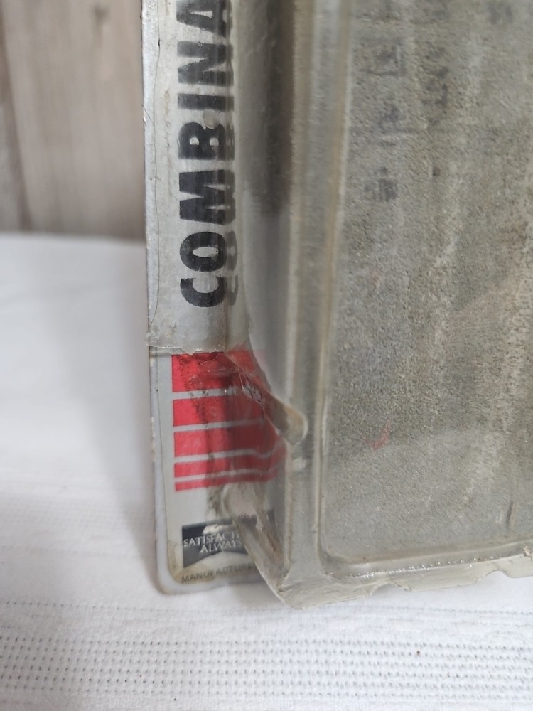 KMART Code 05-25-50 COMBINATION SHARPENING STONE, possibly 1970s, NEW, VTG