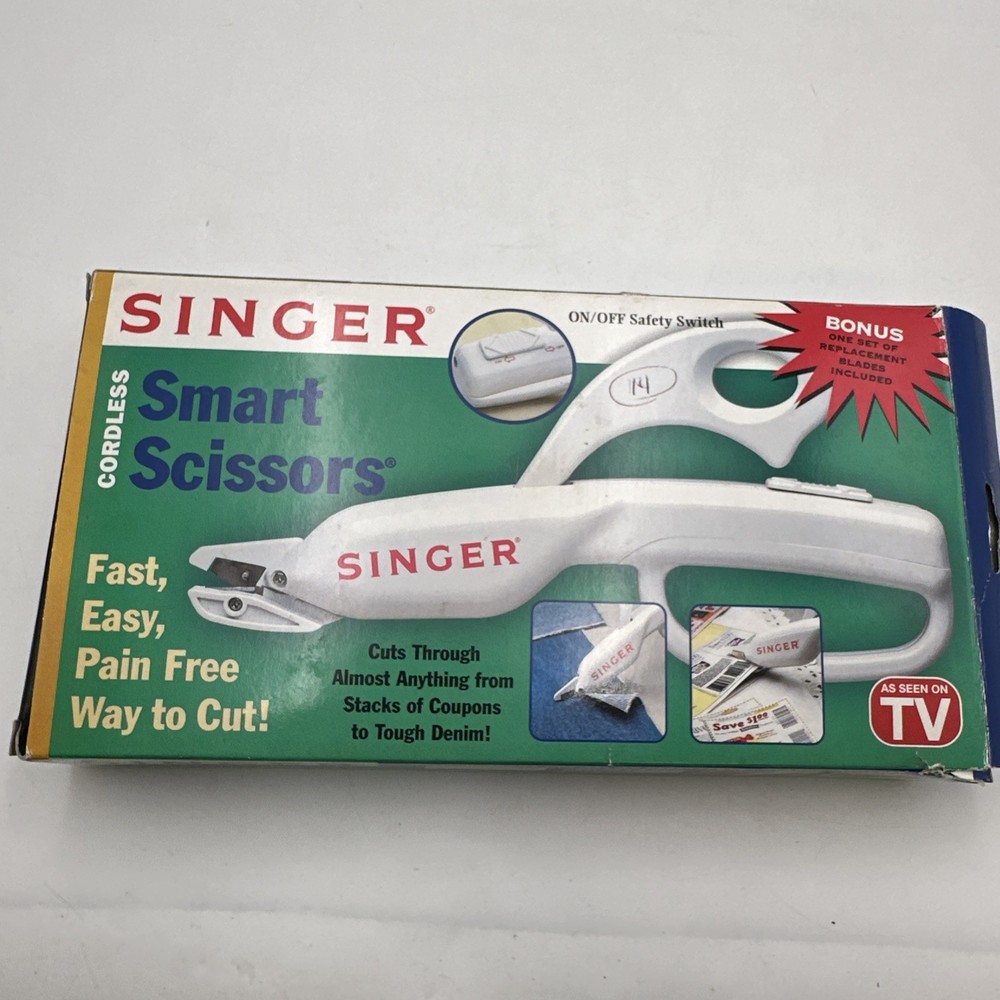 Singer Cordless Smart Scissors (2003, As Seen on TV)